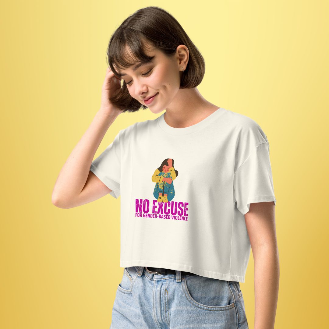Women’s crop top - Gender Lens - No Excuse