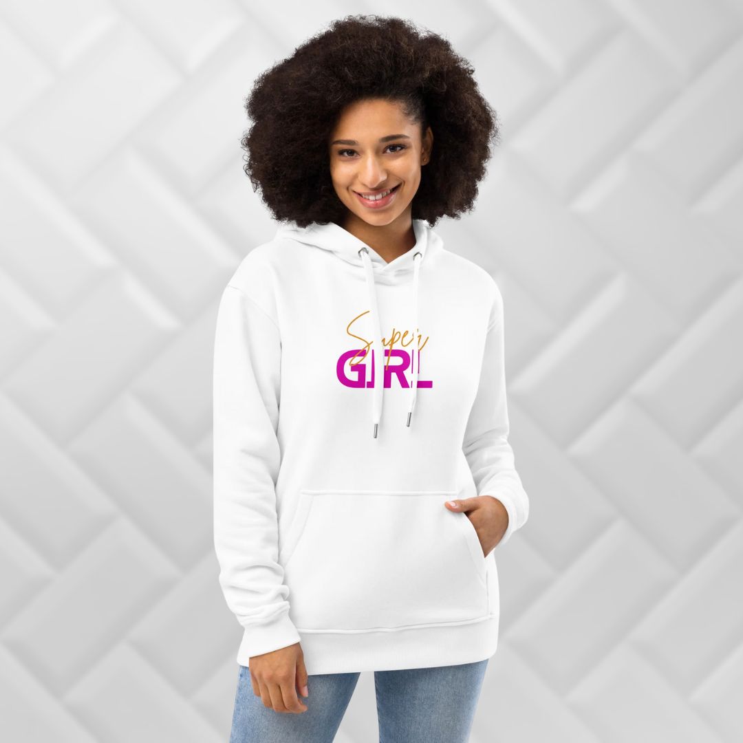 🍃 Premium eco hoodie - Super Girl