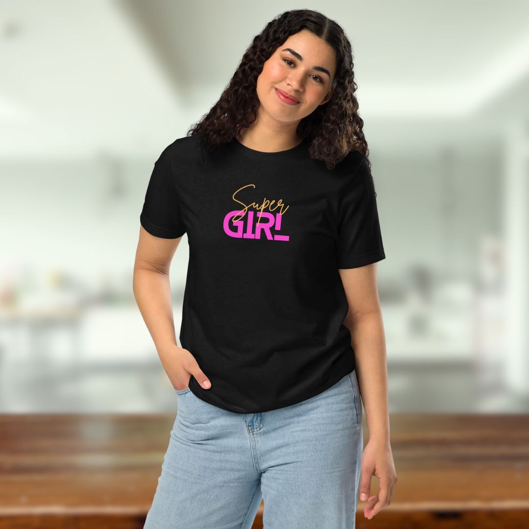 🍃 Staple eco t-shirt - Super Girl