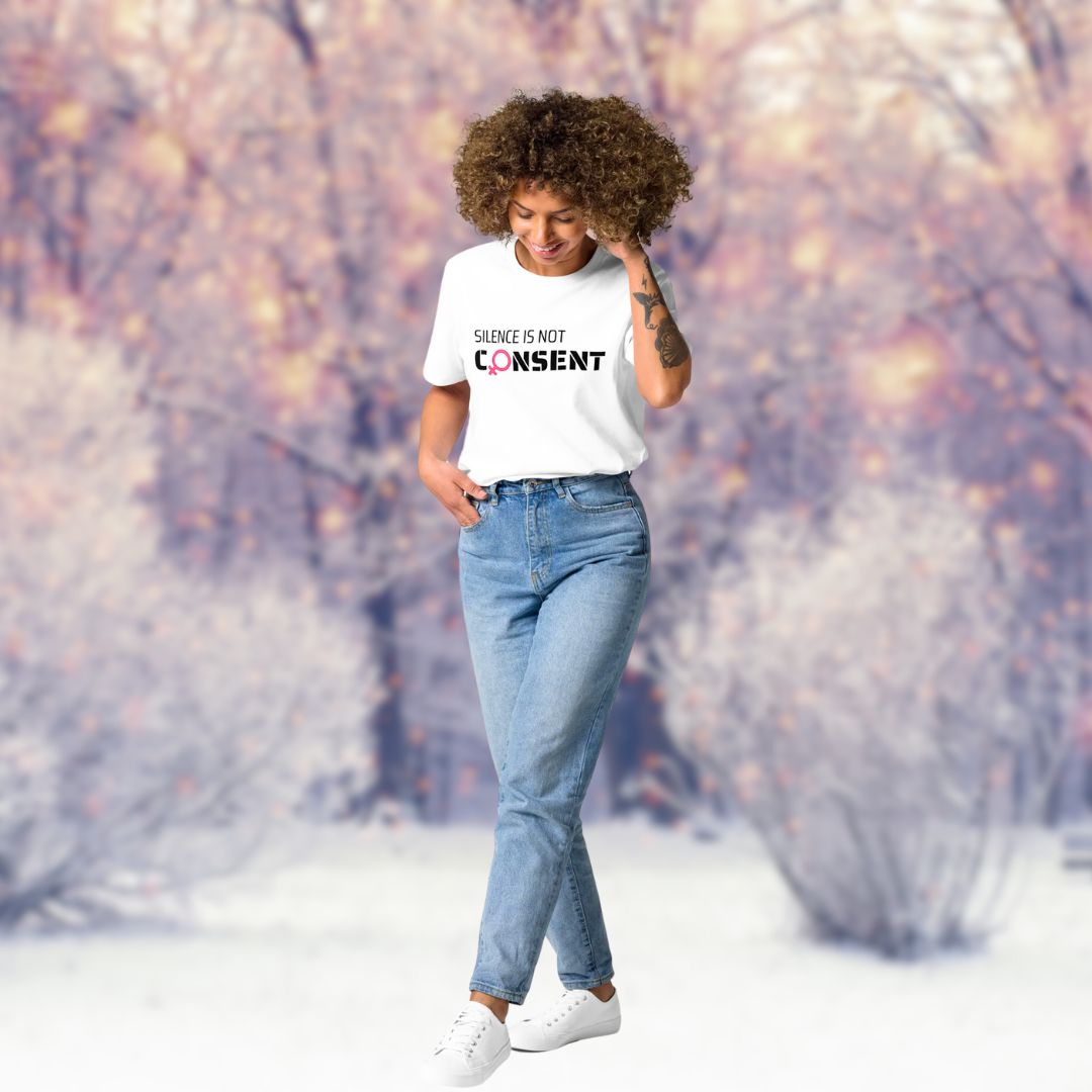 🍃 Organic cotton t-shirt - Silence is not consent