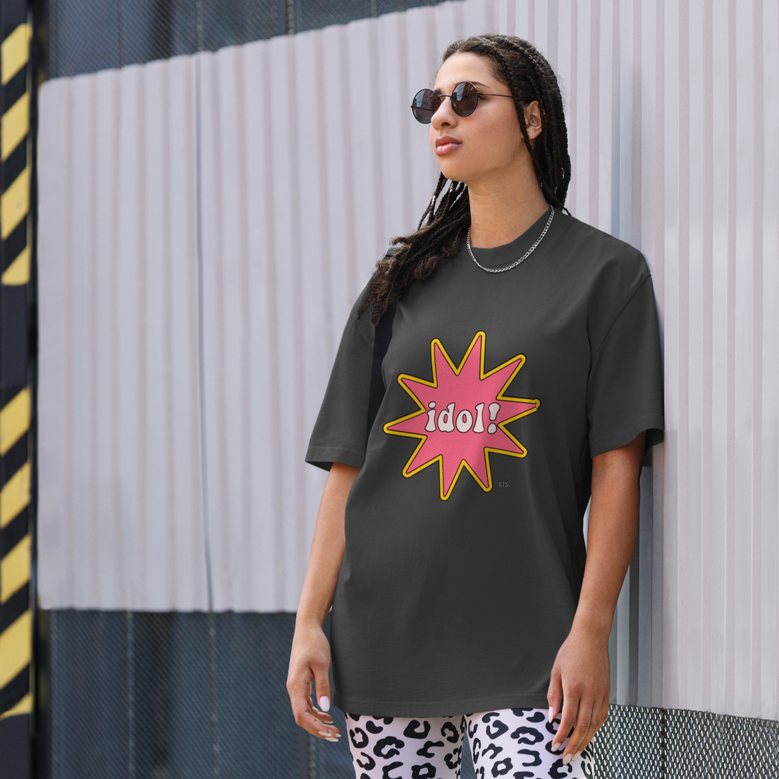 Oversized faded t-shirt - Idol, BTS